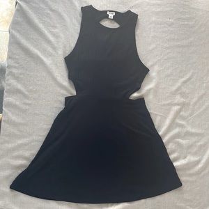 Garage Black Dress with Cutouts